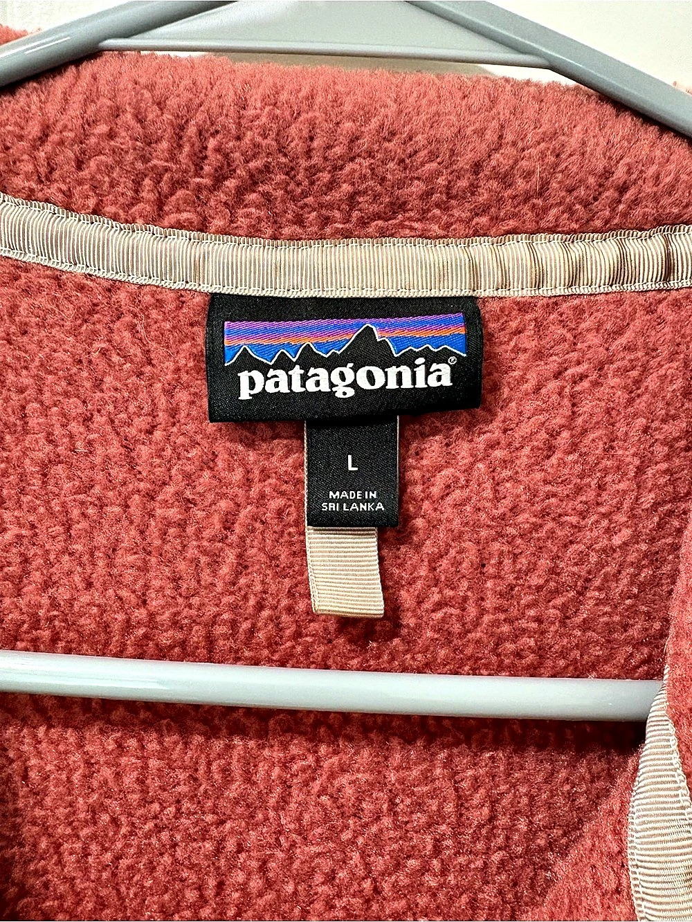 Patagonia Retro Pile Marsupial Pullover Pink Large - Picture 3 of 5